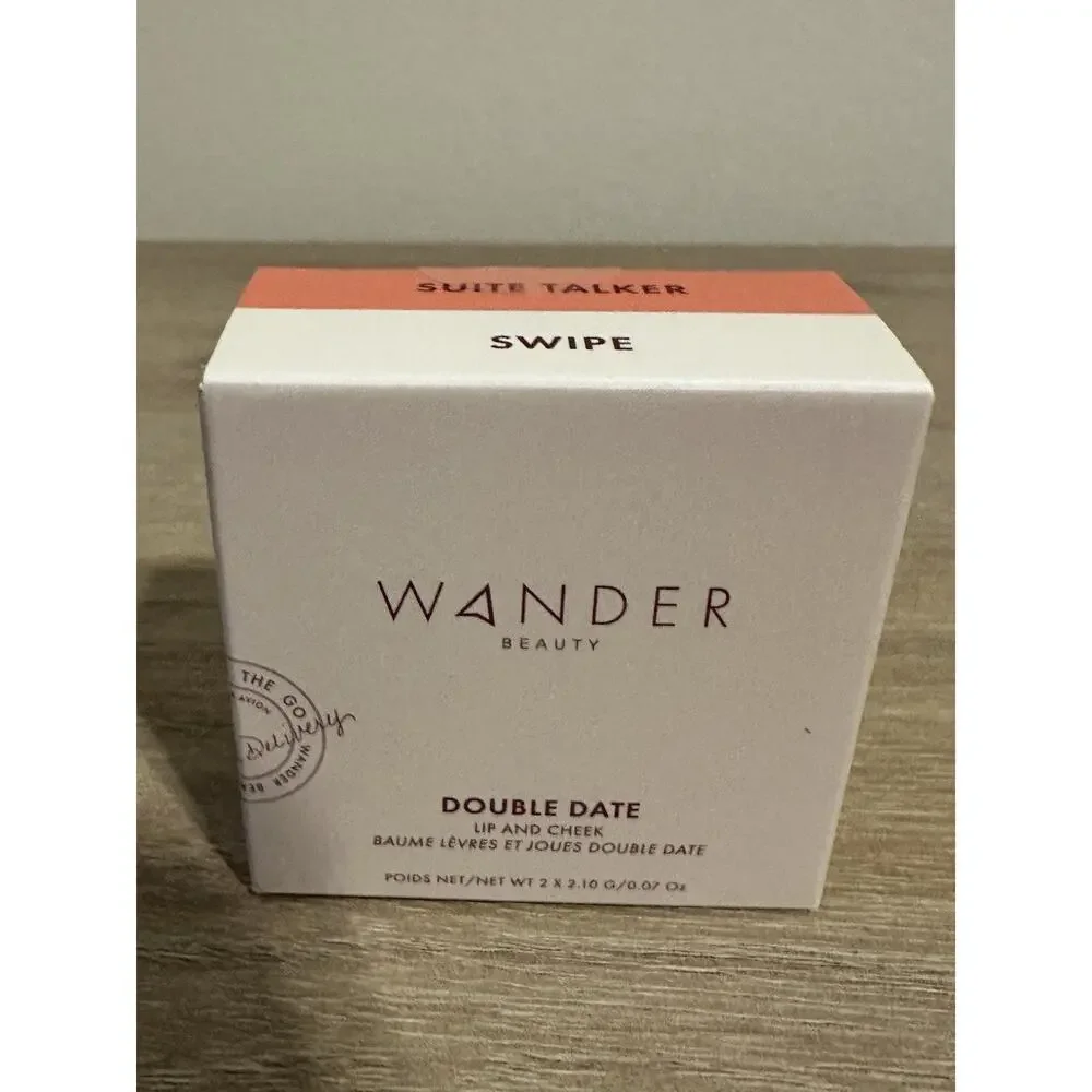 Wander Beauty Double Date Lip & Cheek Cream Blush Balm New In Box